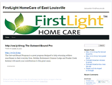 Tablet Screenshot of eastlouisvillefirstlight.wordpress.com