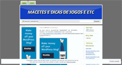 Desktop Screenshot of macetesedicas.wordpress.com