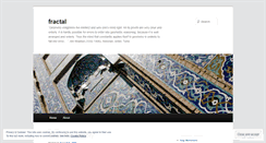Desktop Screenshot of fractalpattern.wordpress.com