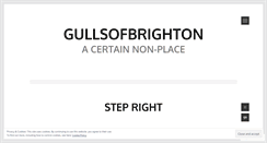 Desktop Screenshot of gullsofbrighton.wordpress.com