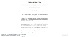 Desktop Screenshot of priyakhanna.wordpress.com