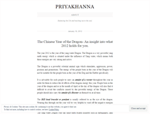 Tablet Screenshot of priyakhanna.wordpress.com