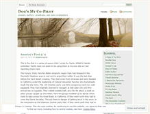 Tablet Screenshot of dogsmycopilot.wordpress.com