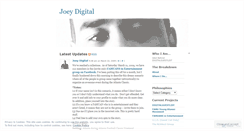 Desktop Screenshot of joeydigital.wordpress.com