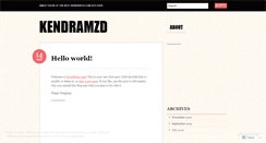 Desktop Screenshot of kendramzd.wordpress.com