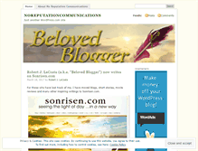 Tablet Screenshot of noreputationcommunications.wordpress.com