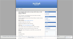 Desktop Screenshot of hushus.wordpress.com