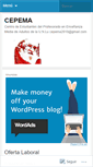Mobile Screenshot of cepema.wordpress.com