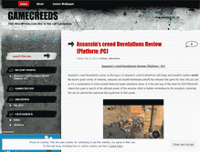 Tablet Screenshot of gamecreeds.wordpress.com