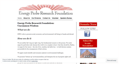 Desktop Screenshot of epresearchfoundation.wordpress.com