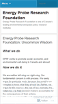 Mobile Screenshot of epresearchfoundation.wordpress.com