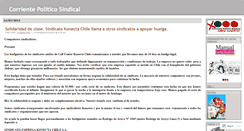 Desktop Screenshot of corrientepoliticosindical.wordpress.com