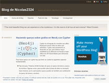 Tablet Screenshot of nicolas2324.wordpress.com