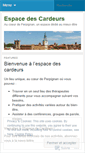 Mobile Screenshot of espacedescardeurs.wordpress.com
