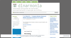 Desktop Screenshot of dinarmonia.wordpress.com