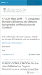 Mobile Screenshot of dinarmonia.wordpress.com