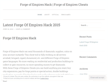 Tablet Screenshot of forgeofempireshack2015.wordpress.com