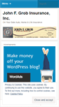 Mobile Screenshot of johngrob.wordpress.com