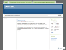 Tablet Screenshot of carvesrl.wordpress.com