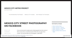 Desktop Screenshot of mexicocitymetro.wordpress.com