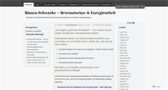 Desktop Screenshot of biancaschwacke.wordpress.com
