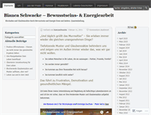 Tablet Screenshot of biancaschwacke.wordpress.com