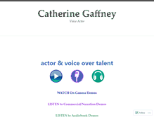 Tablet Screenshot of catherinegaffney.wordpress.com