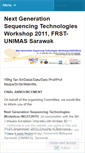 Mobile Screenshot of ngst2011.wordpress.com