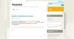 Desktop Screenshot of itoaxaca.wordpress.com