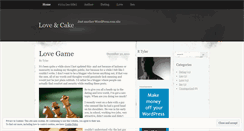 Desktop Screenshot of loveandcake.wordpress.com