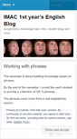 Mobile Screenshot of imac2011.wordpress.com