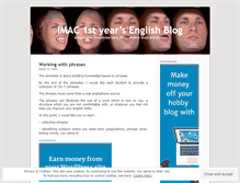 Tablet Screenshot of imac2011.wordpress.com