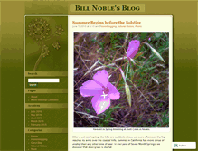 Tablet Screenshot of billnoble.wordpress.com