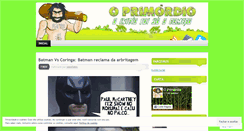 Desktop Screenshot of oprimordio.wordpress.com