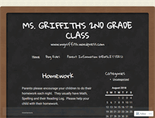 Tablet Screenshot of mgriffith.wordpress.com