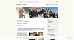 Desktop Screenshot of mariaendurance.wordpress.com