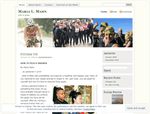 Tablet Screenshot of mariaendurance.wordpress.com