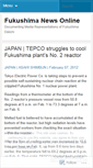 Mobile Screenshot of fukushimanewsresearch.wordpress.com