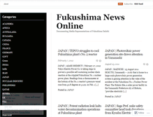 Tablet Screenshot of fukushimanewsresearch.wordpress.com