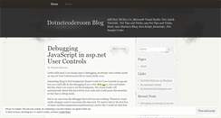 Desktop Screenshot of dotnetcoderoom.wordpress.com