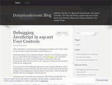Tablet Screenshot of dotnetcoderoom.wordpress.com