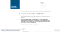 Desktop Screenshot of dobneyresearch.wordpress.com