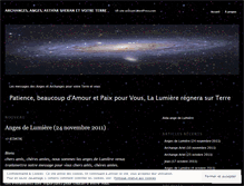 Tablet Screenshot of lesangesdelumiere.wordpress.com