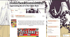 Desktop Screenshot of comicbookconnoisseur.wordpress.com