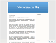 Tablet Screenshot of futureweavers.wordpress.com