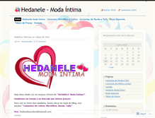 Tablet Screenshot of hedanelemodas.wordpress.com