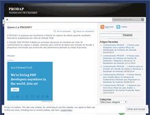 Tablet Screenshot of grupoprodap.wordpress.com