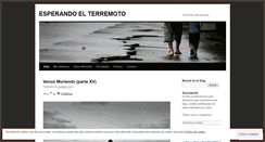 Desktop Screenshot of esperandoelterremoto.wordpress.com