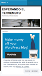 Mobile Screenshot of esperandoelterremoto.wordpress.com