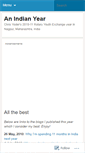 Mobile Screenshot of anindianyear.wordpress.com
